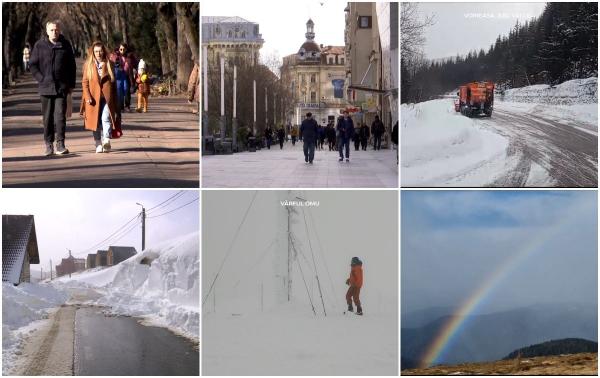 Diferenţă de 30 de grade între două zone ale României. Anomalia vremii a adus şi un fenomen extrem de rar