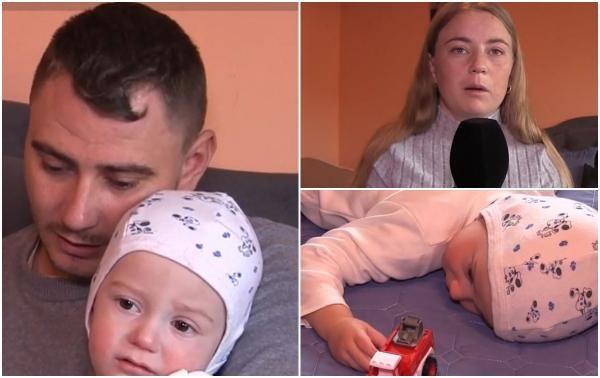 "Nu mă lăsaţi fără copilul meu!" La doar un an şi jumătate, Matei a aflat ce înseamnă durerea. Trupul său firav trebuie să suporte o operaţie pe cord deschis