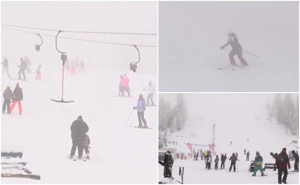 Staţiunile unde a nins ca în poveşti, iar stratul de zăpadă e perfect pentru schi sau snowboard. Starea pârtiilor în Parâng, Râuşor sau Straja