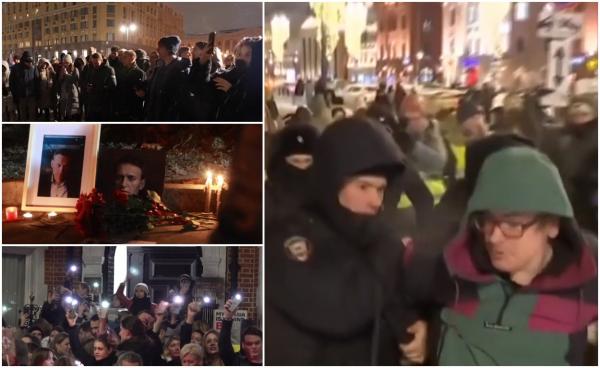 Zeci de oameni arestaţi în Rusia, la mitinguri organizate în memoria lui Alexei Navalnîi. Printre ei s-ar afla şi doi jurnalişti