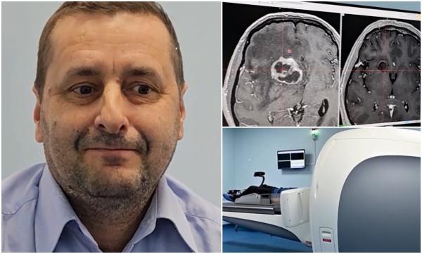 "Mi s-au dat şanse mici. Este o minune". Florin, diagnosticat cu tumoră de 4 cm la creier, a fost salvat de medicii din Iaşi fără intrevenţie chirurgicală
