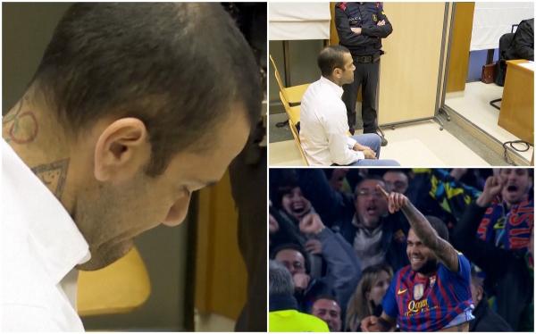 Reacția lui Dani Alves, după ce a fost condamnat la 4 ani și jumătate de închisoare pentru viol