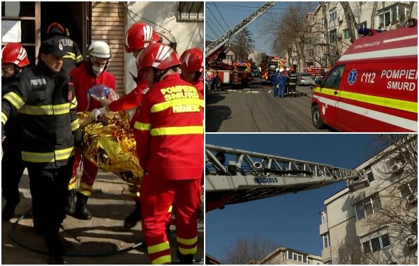"A ars părul, faţa, e arsă la picioare, la mâini". O femeie din Constanţa a rămas captivă în infernul care i-a cuprins apartamentul. A implorat minute bune după ajutor