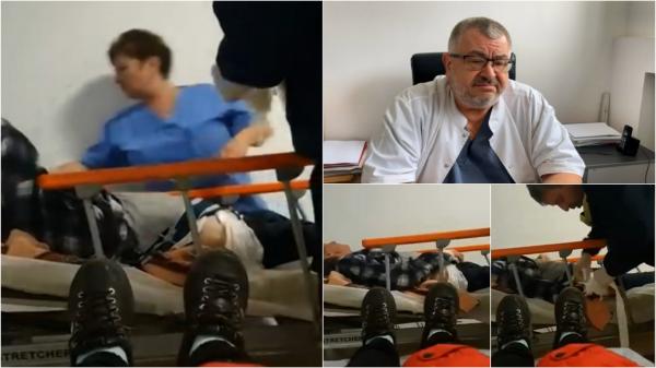 "Să vă ducă la nebuni, domnule, nu aici. Ce, e psihiatrie aici?" Pacient legat de pat şi umilit de paznic şi infirmieră, la spitalul judeţean din Brăila