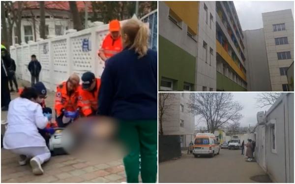 Supărat că nu va fi externat azi, un vasluian a încercat să evadeze din spital cu cearşafuri legate de pat. Bărbatul a căzut în gol de la etajul 4