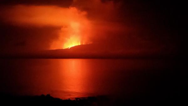 Vulcanul La Cumbre a erupt din nou. Este a patra oară în ultimii opt ani