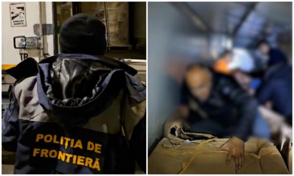 Camion frigorific plin cu migranţi în şoc hipotermic, oprit la Vama Giurgiu. Şoferul turc îi ducea în Germania