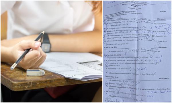 Simulare Bac 2024. Ce subiecte au picat la matematică