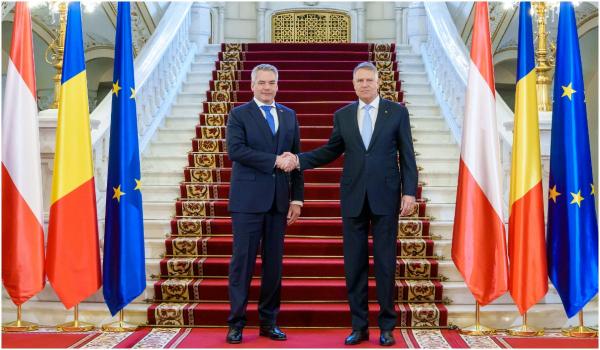 Klaus Iohannis s-a întâlnit cu Karl Nehammer la Cotroceni. Concluzia la care au ajuns cei doi lideri, după o discuţie de câteva zeci de minute 