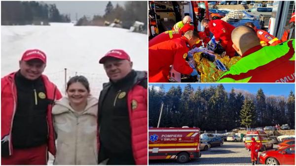 Gest emoționant pe pârtia din Cavnic. O tânără de 16 ani le-a făcut o surpriză salvamontiștilor care i-au salvat viața în urmă cu o lună