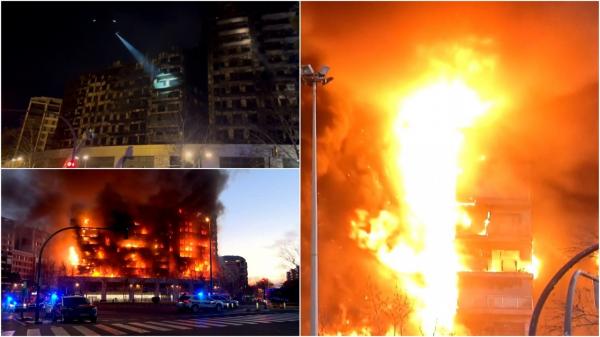 Cauza incendiului devastator din Valencia. De la ce ar fi pornit infernul în care au murit Alina şi Florentina și alte 8 persoane