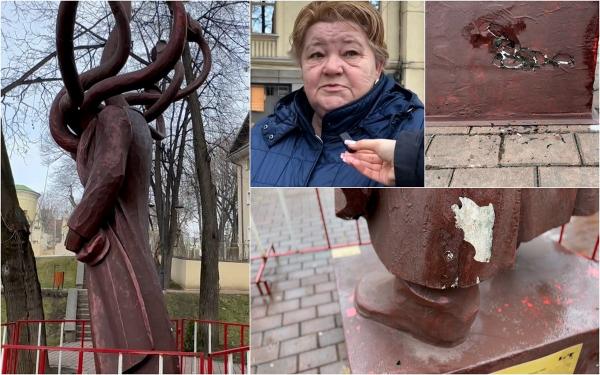 Hidra, sculptura comparată cu un demon și vandalizată de bătrânii din Iaşi, scoasă la vânzare. "Satana, ce să reprezinte? Horror". Cât valorează