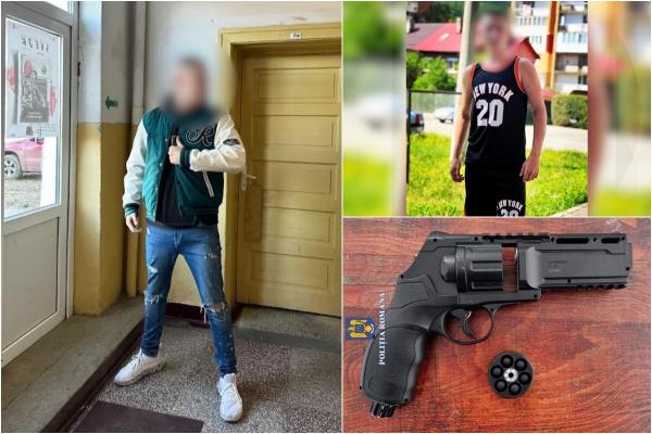 Elevul care a adus la şcoală un pistol cu bile modificat se lăuda cu arma de 500 de lei. Descărcată, putea provoca răni grave