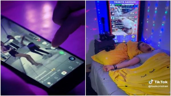 Românii au preluat trendul cu dormitul pe TikTok pentru donaţii. Doar 25% din banii primiţi ajung la utilizatori