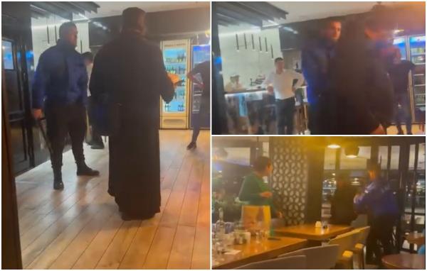 Preot-călugăr, bătut violent de un agent de pază într-un restaurant din Focşani. Reprezentanţii localului spun că este doar o parte din ce s-a întâmplat