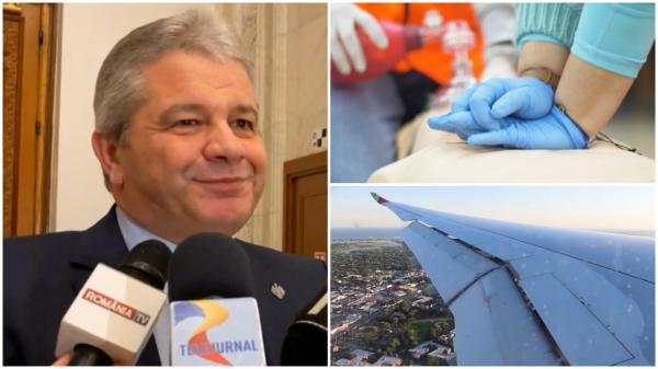 Fostul ministru Florian Bodog, salvator pentru un coleg liberal care leșinase în avion, la 6 ani după ce a resususcitat un alt bărbat, tot în avion