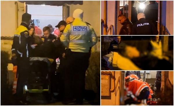 "Ferească Dumnezeu!" Filmul oribilei crime din Botoșani, unde o femeie a fost ucisă de propriul soț în scara blocului. Fiica de 18 ani și-a găsit mama într-o baltă de sânge