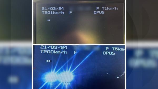 Tânăr de 22 ani, prins cu peste 200 de km/h într-o localitate din Cluj. A fost amendat pe măsură şi a rămas fără permis