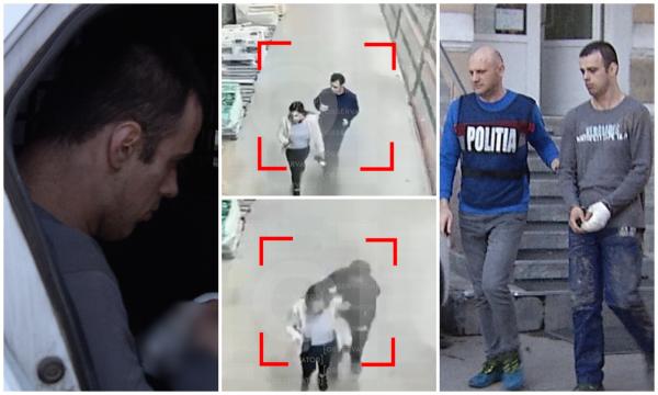 Şi-a înjunghiat colega pentru că s-a săturat de reproşuri. Filmul atacului de la depozitul din Ştefăneşti al unui supermarket