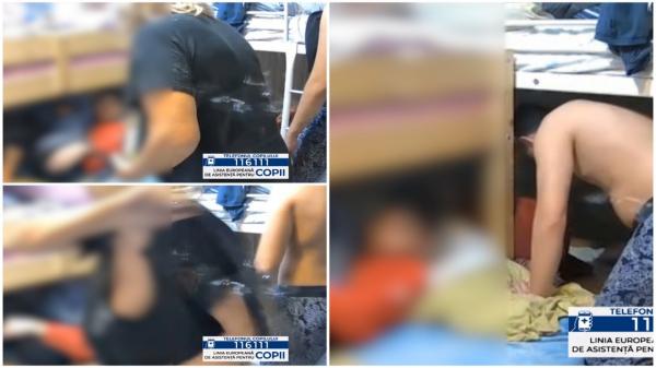 Cinci fraţi din Galaţi, bătuţi şi maltrataţi de propriii bunici. Primeau hrană cu porţia şi erau pedepsiţi dacă mâncau prea mult. Scenele de groază, filmate