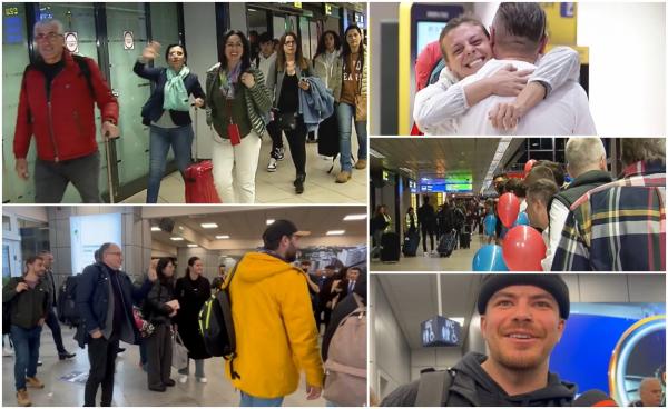 De azi, suntem în Schengen aerian şi maritim. Primii pasageri care au trecut fără control de frontieră, pe Aeroporul Otopeni: "Nu mă aşteptam să fie pe bune"