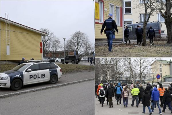 Atac armat la o şcoală din Finlanda. Un copil a murit şi doi sunt răniţi grav. Atacatorul, un elev de 12 ani, a fost prins