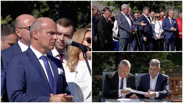 PSD și PNL și-au lansat candidații la europarlamentare. Mihai Tudose, pe afiș cu cel despre care a spus că "poartă chiloții peste pantaloni"