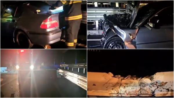 Cursă terminată pe patul de spital, în Târgu Jiu. Doi tineri, în stare gravă după ce s-au luat la întrecere cu mașinile pe un drum închis