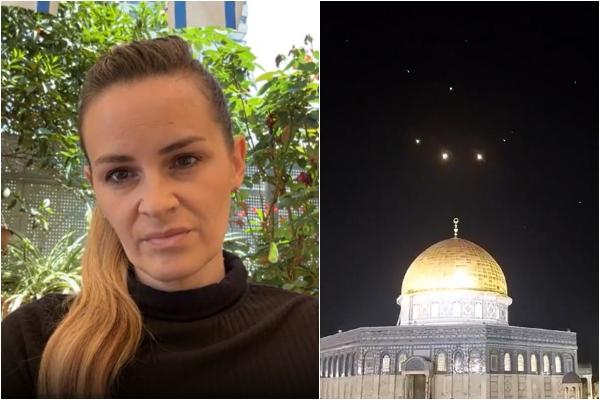 O româncă din Israel povesteşte coşmarul de noapte trecută, după atacul Iranului: "Este foarte greu. Sunt oameni care nu mai au încredere în armată"