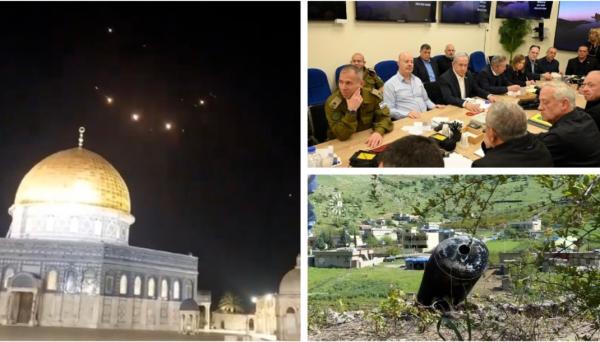 Concluzia Cabinetului de Război al Israelului după atacul Iranului: acţiunea fără precedent nu va rămâne fără răspuns. Reacţia SUA: "Nu vrem război cu Iranul"
