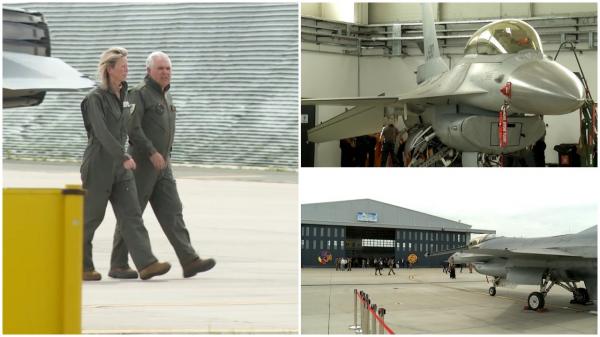 Alte trei avioane de luptă F-16 olandeze au ajuns în România, pentru antrenamentele ucrainenilor: "Dedicaţi să susţinem în continuare Ucraina"