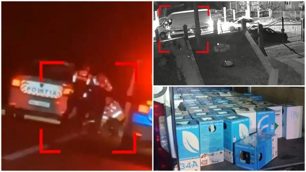 EXCLUSIV. Momentul în care polițiștii trag cu pistolul spre șoferul fugar, în Dorohoi. Tânărul a rămas fără un rinichi, după 61 de gloanțe trase