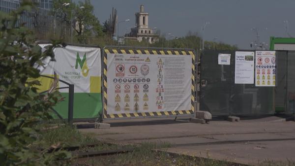 Restricţii de circulaţie în pasajul Piaţa Presei Libere din Capitală: se lucrează la magistrala M6 de metrou