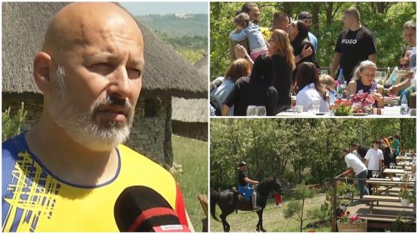 "Vrem un Paște liniștit. Fericit n-are cum să fie". Patronul de la Ferma Dacilor a întins o masă de Paște pe locul unde au murit opt oameni