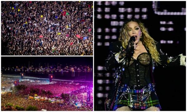 Madonna, concert uriaş cu 1,6 milioane de spectatori, pe plaja Copacabana. La 65 de ani, diva a pus în scenă un show incendiar în Rio de Janeiro