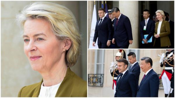 Întâlnire de gradul zero între Macron, von der Leyen și Xi Jinping. Președinta CE a fost tranșantă: "Europa nu va ezita să ia deciziile dure necesare pentru a-și proteja piața"