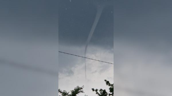 Fuior de tip tornadă, surprins în Timiş