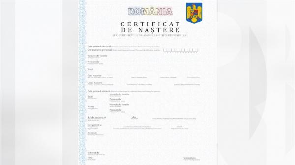 Patru dintre documentele de stare civilă, disponibile în format electronic în mai multe municipii din țară. Care sunt acelea