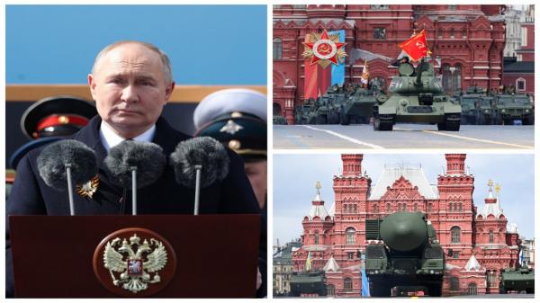 De ce nu mai aduc ruşii tancuri în Piaţa Roşie la parada militară de 9 mai. Şi anul acesta au defilat doar cu legendarul T-34