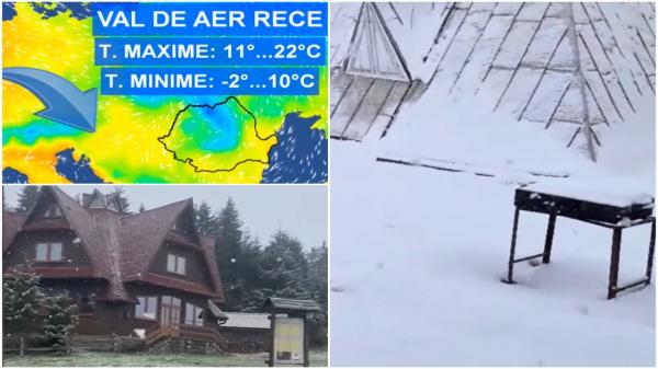 Un val de frig ameninţă România. Zonele în care temperaturile au coborât deja aproape de zero grade