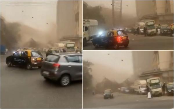 14 morţi şi 75 de răniți în India, după ce un panou publicitar s-a răsturnat peste mai multe case, doborât de o furtună