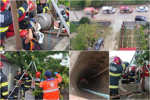 Un copil de 9 ani a căzut într-o fântână adâncă de 19 metri, în Constanţa. Băiatul a fost scos şi transportat la spital cu elicopterul