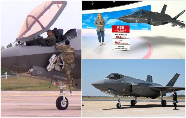 F-35, cel mai avansat avion de luptă din lume, vedeta Black Sea Defense and Aerospace. România va cheltui peste 6.5 miliarde de dolari pentru 32 de astfel de aparate