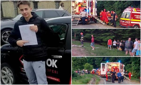 Băiat de 16 ani, destin curmat între Petriș și Dealul Negru, în Bistriţa. A sfârşit după o cursă cu maşina familiei, alături de șapte prieteni
