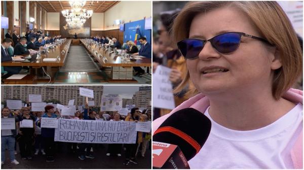 Ce salariu are un funcţionar după 24 de ani de muncă. Bugetarii care n-au primit mărirea de 10% au ieşit în stradă: "Picătura care a umplut paharul"