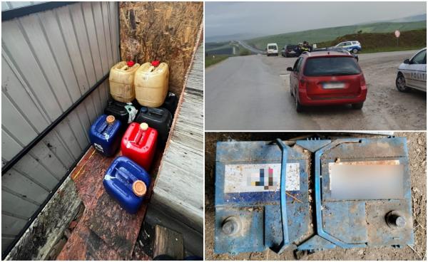 Patru tineri au golit de motorină utilajele de pe şantierul primului drum expres din Cluj. Doi dintre ei au fost săltaţi de poliţie şi reţinuţi pentru 24 de ore  