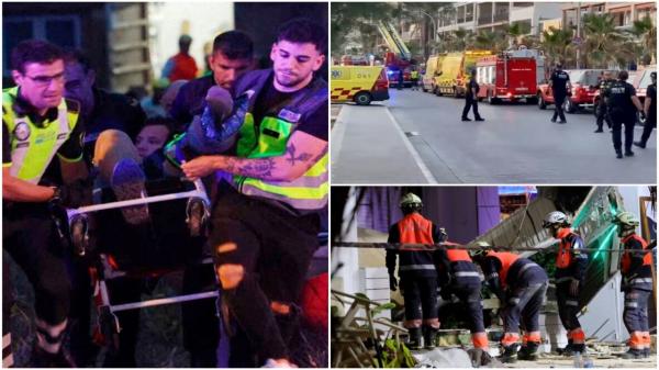 Clădire prăbușită în Palma de Mallorca. Care ar fi cauza tragediei soldate cu 4 morți. Mărturia unei românce