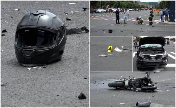 "I-a tăiat calea". Un tânăr motociclist a murit nevinovat, spulberat de un şofer care nu i-a acordat prioritate. Tragedia din Deva a fost filmată