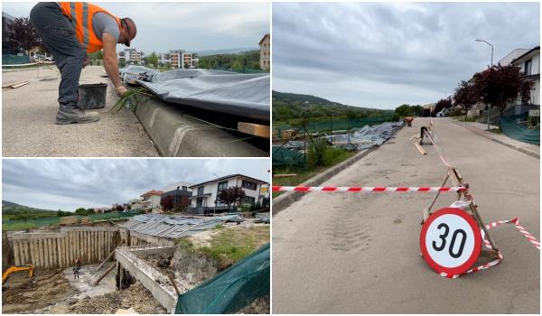 Locuitorii unui nou cartier din Cluj stau cu groază în propriile case. Pământul "se rupe" după ce a început construcţia unui bloc