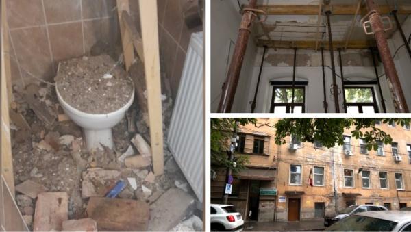 Cea mai mare maternitate din Vestul ţării se prăbuşeşte bucată cu bucată. Şase saloane, evacuate: clădirea, veche de peste un secol